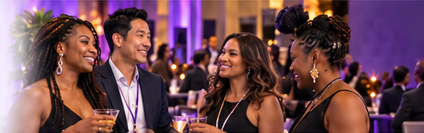 Attendees networking at The Imaging Collective Celebration